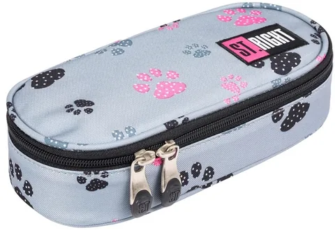 Penar Scolar Oval St. Right Paws cu 1 Fermoar