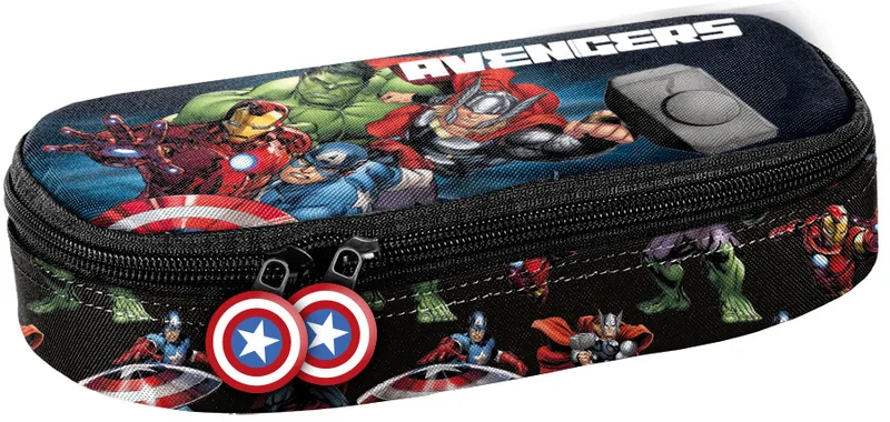 Penar Scolar Paso Avengers Oval Cu 1 Fermoar