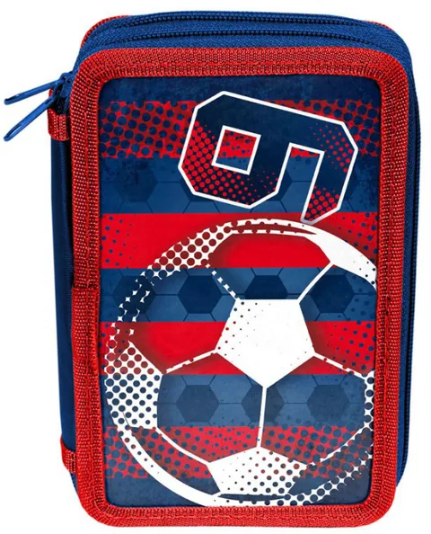Penar Scolar Paso Football cu Doua Compartimente