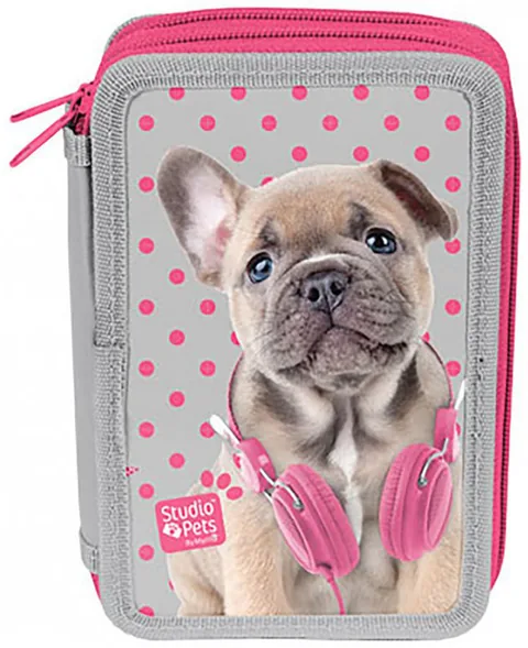 Penar Școlar Paso Studio Pets Good Vibes Only 3 Compartimente