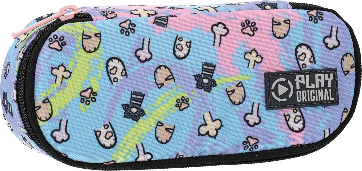 Penar Scolar Play Paws Oval cu un Fermoar