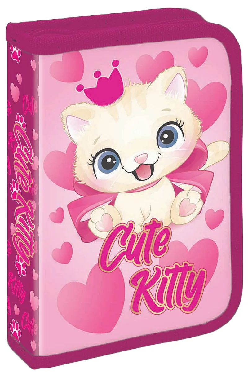 Penar Scolar S. Cool Cute Kitty cu 1 Fermoar