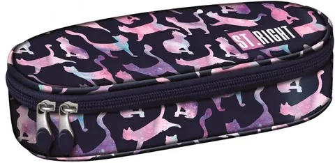 Penar Scolar St. Right Cosmic Cats Oval Cu 1 Fermoar