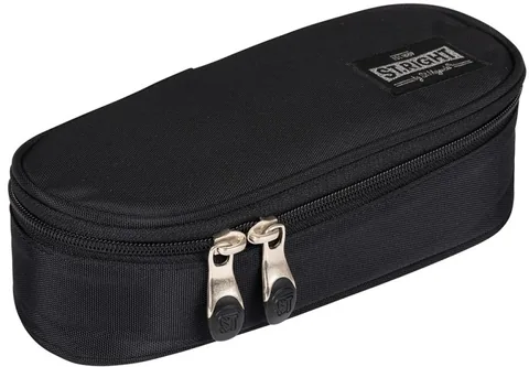 Penar Scolar St. Right Oval Negru cu 1 Fermoar