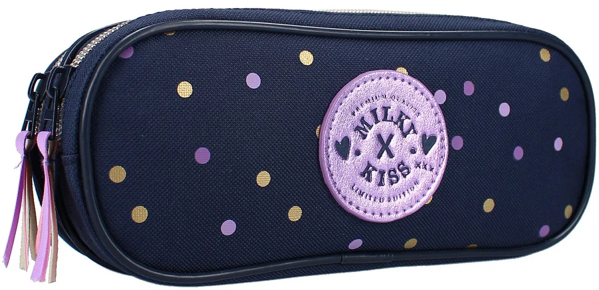 Penar Scolar Vadobag Milky Kiss Dotted Delight 2 Fermoare