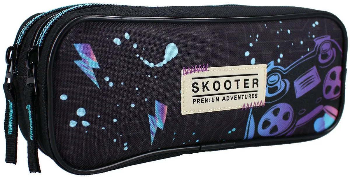 Penar Școlar Vadobag Skooter Game Face On 2 Fermoare
