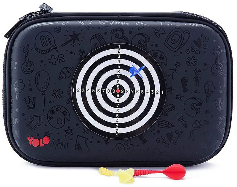 Penar Școlar YOLO Dart Game 2 Fermoare cu Săgeți