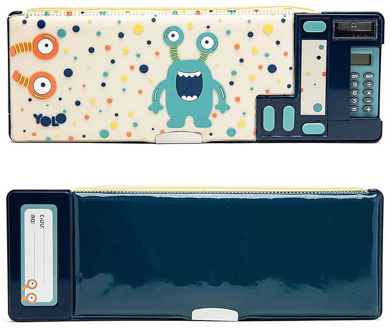 Penar Scolar YOLO Monster Retro cu Calculator