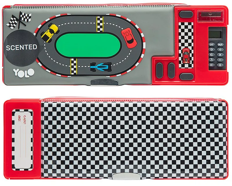 Penar Scolar YOLO Racing Car Retro Aromatizat Cu Calculator