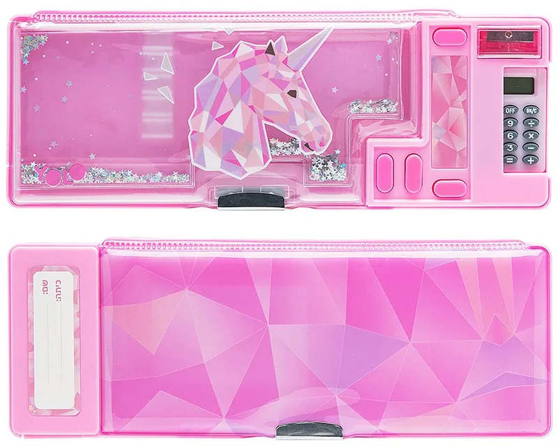Penar Școlar YOLO Unicorn Retro cu Calculator
