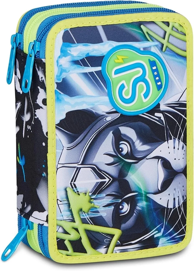 Penar Seven Sj Gang cu Rechizite Glace Panter 3 Fermoare