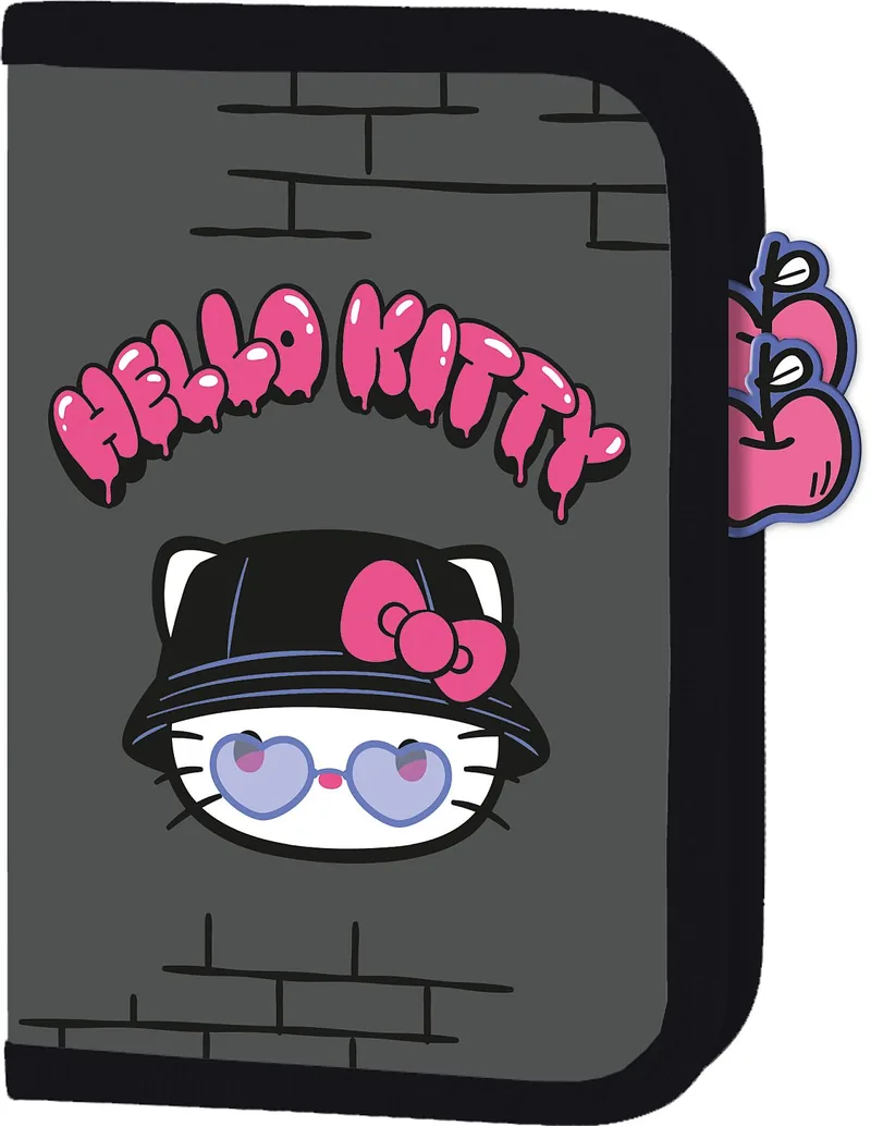 Penar St. Majewski Hello Kitty cu 1 Fermoar si 2 Aripi Gri