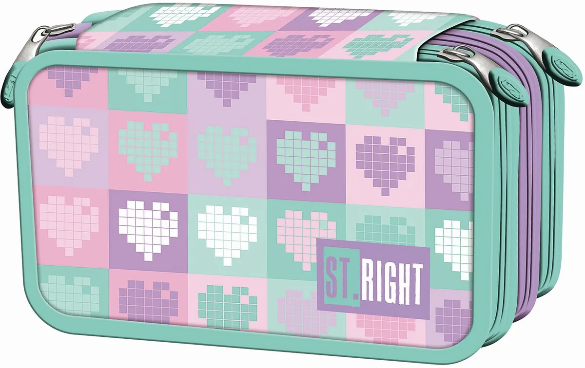 Penar St. Right Candy Hearts 3 Fermoare cu Accesorii
