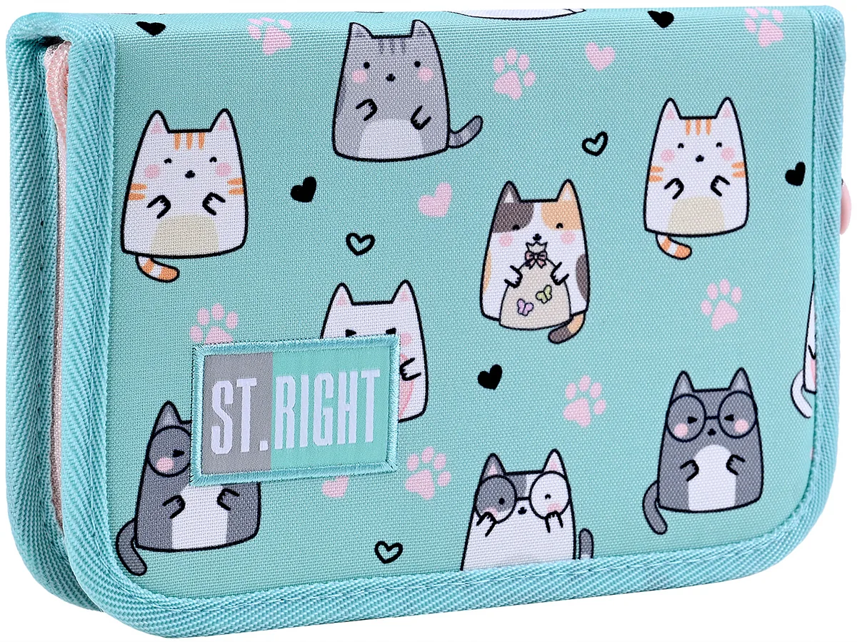 Penar St. Right Charming Cats cu 1 Fermoar si 2 Aripi