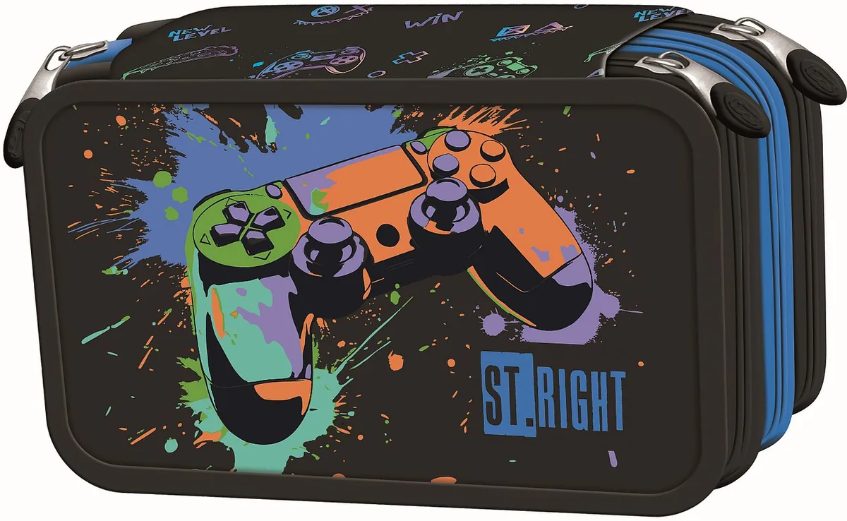 Penar St. Right Game Controller Splash 3 Fermoare cu Accesorii