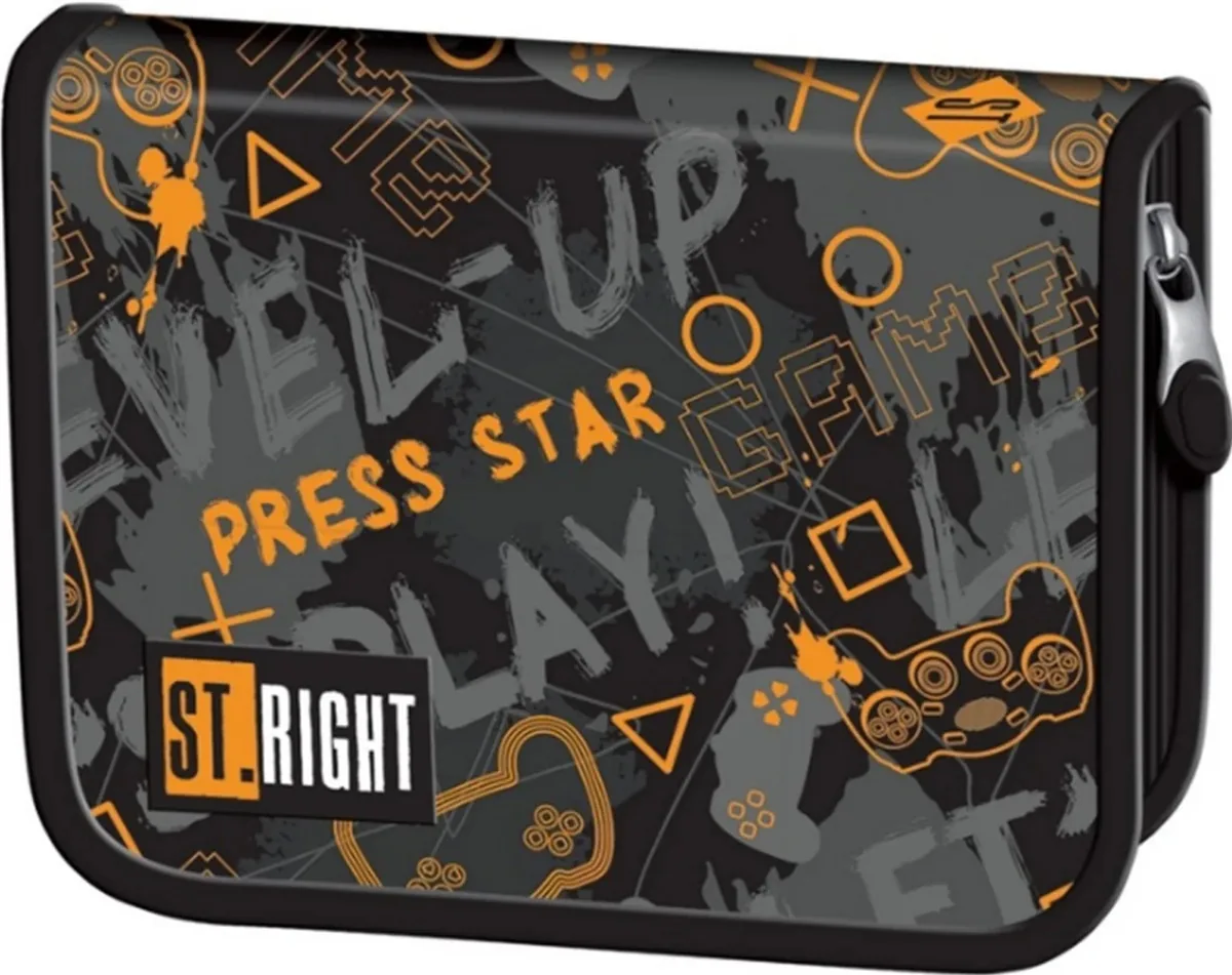 Penar St. Right Orange Pad 1 Fermoar 2 Aripi 20.5x14x3.5cm