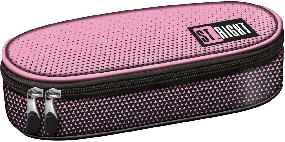 Penar St. Right Oval cu 1 Fermoar Pink Gradient