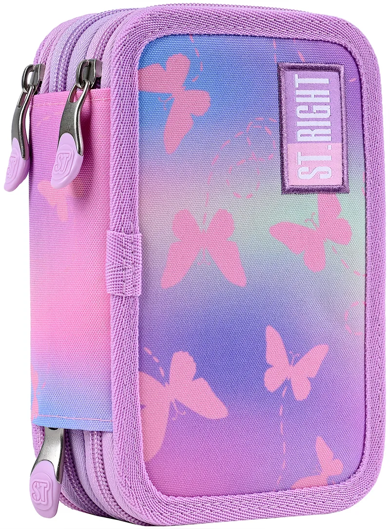 Penar St. Right Pink Butterflies cu 3 Fermoare