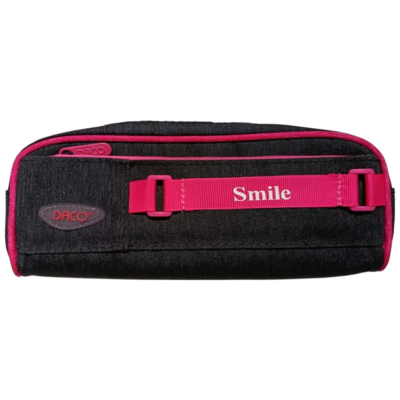 Penar Tip Etui Daco PE663GR Gri Maro 2 Fermoare