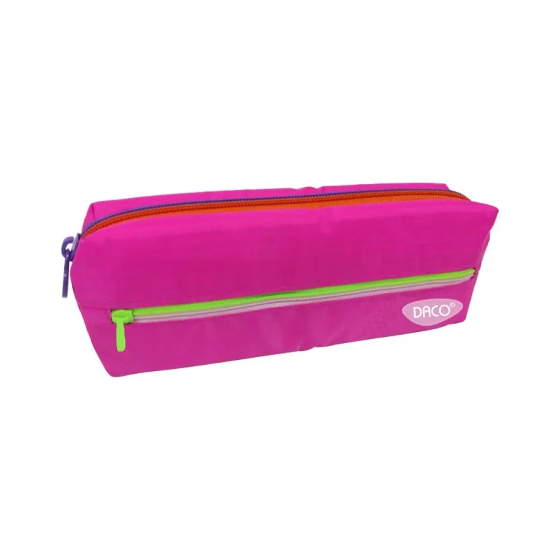 Penar Tip Etui Daco PE665F 22x7.5x5cm Fuchsia 2 Fermoare