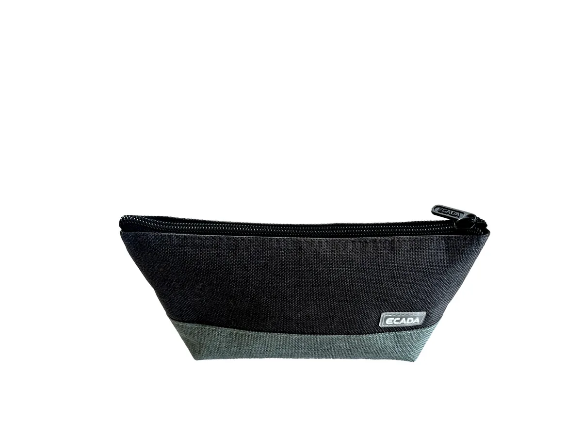 Penar Tip Etui Ecada 1 Fermoar Negru Verde