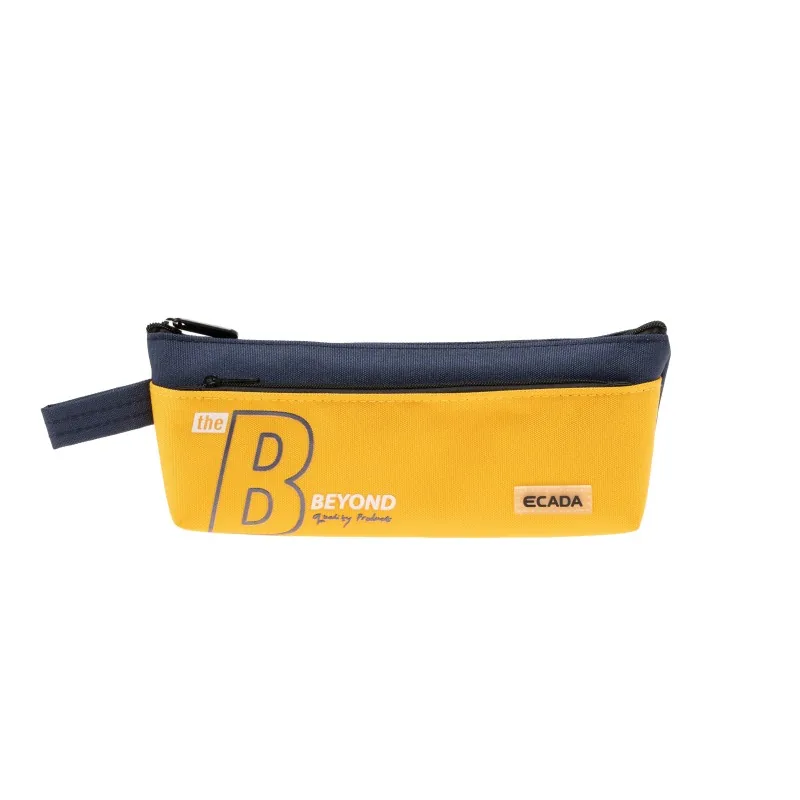 Penar Tip Etui Ecada 2 Fermoare Galben