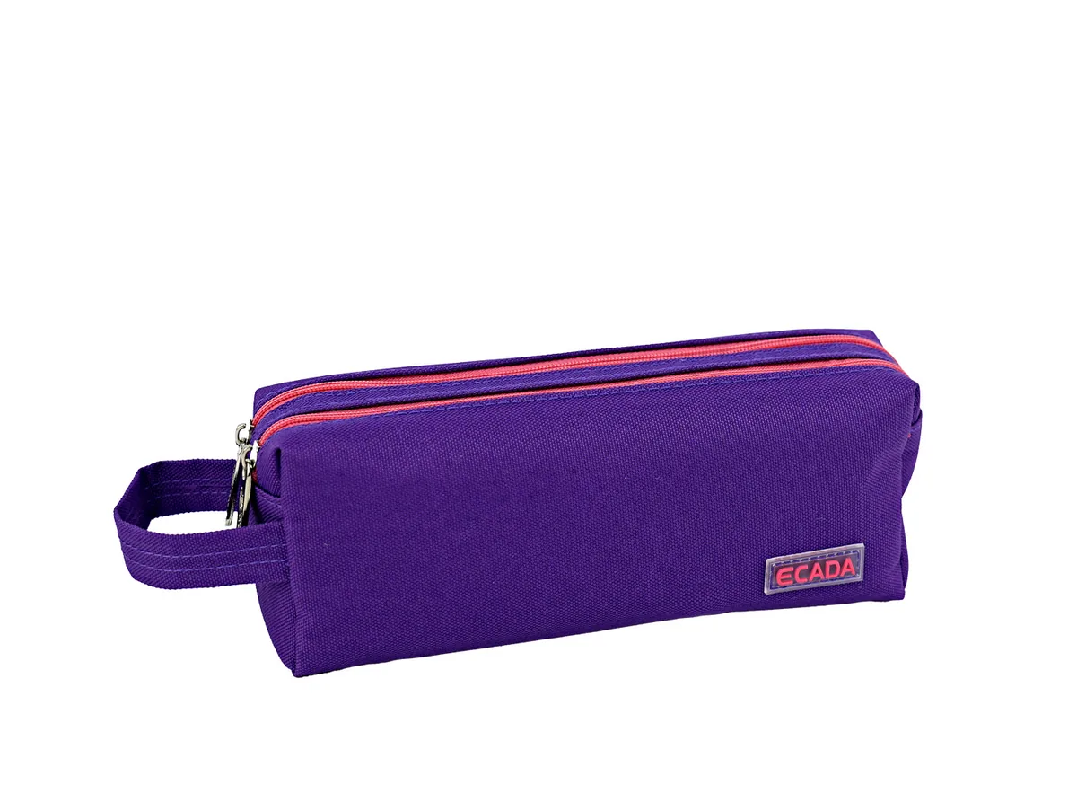 Penar Tip Etui Ecada 2 Fermoare Mov