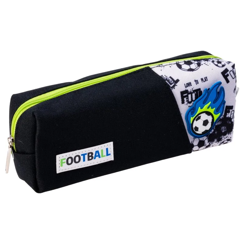 Penar Tip Etui Ecada Football 1 Fermoar Negru