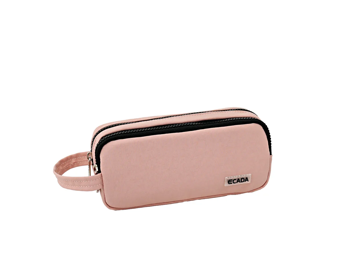 Penar Tip Etui Ecada Roz 2 Fermoare