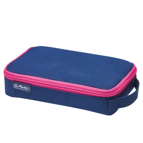 Penar Tip Etui Herlitz 2GO Bleumarin/Roz 21x13x6cm