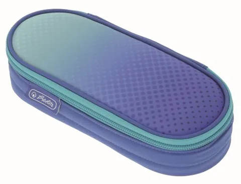 Penar Tip Etui Herlitz Dip Dye Albastru/Turcoaz
