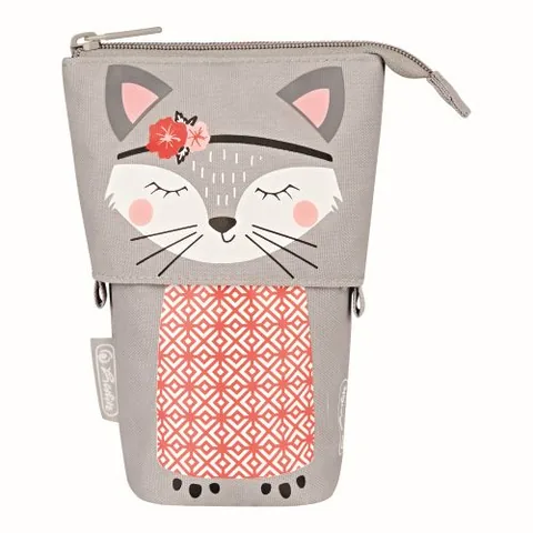Penar Tip Etui Herlitz Kitty 2 in 1 14x7,5x18,5cm Galben