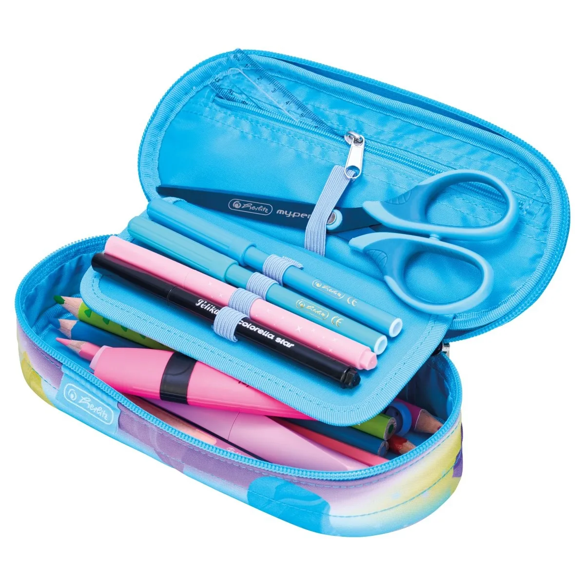Penar Herlitz Little Monster Etui Oval 21.5x9x6cm