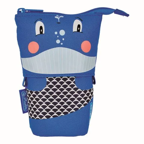 Penar Tip Etui Herlitz Whale 2in1 Vertical Galben