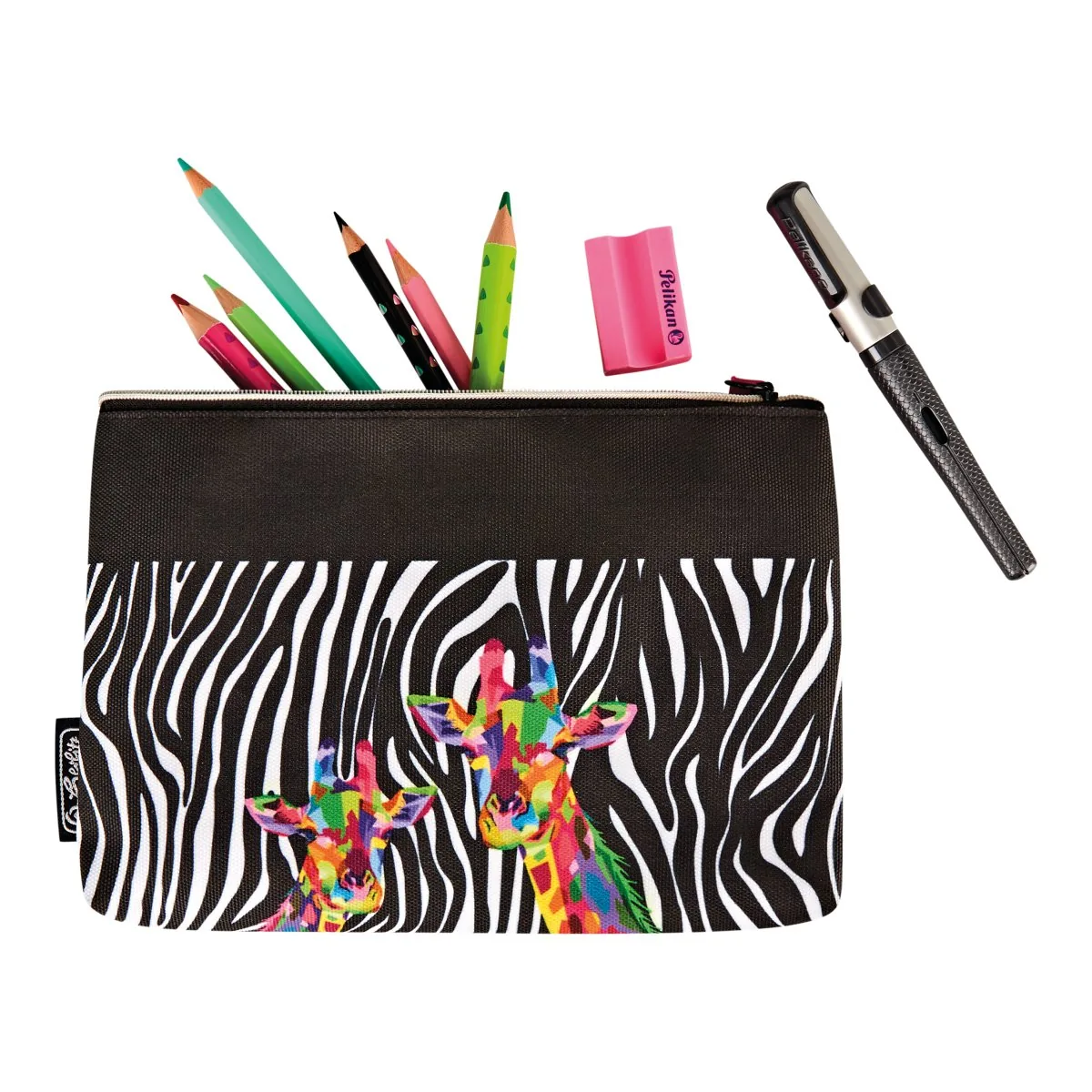Penar Tip Etui Herlitz Wild Neon 22x15x2.5cm