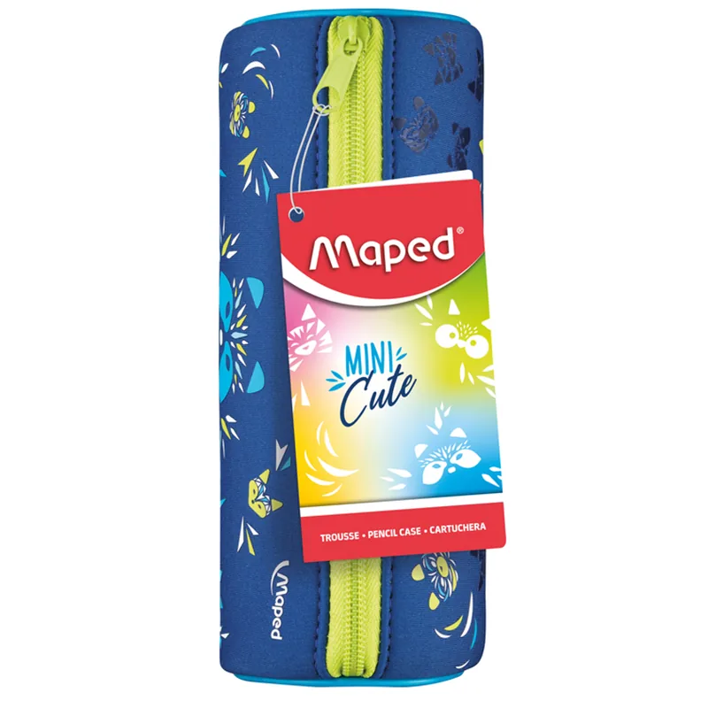 Penar Tip Etui Maped Mini Cute, 1 Fermoar, Albastru