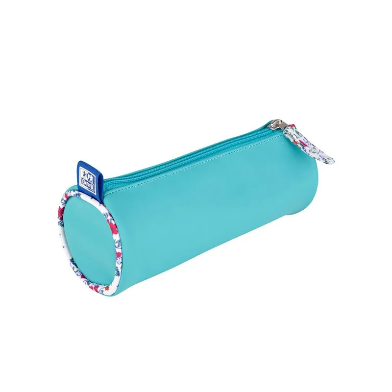 Penar Tip Etui Oxford Floral Pastel Turcoaz 22x7.5cm