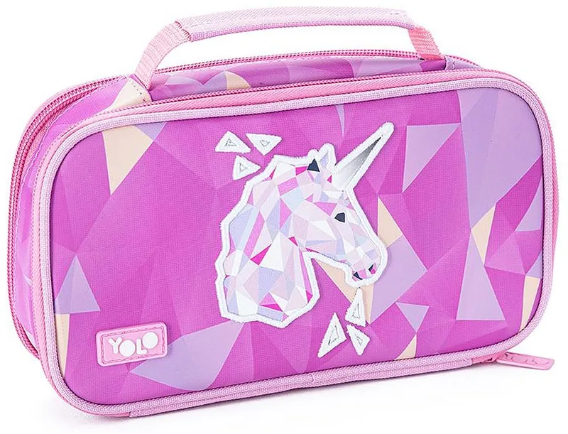 Penar YOLO 3D Unicorn cu Mâner 2 Fermoare