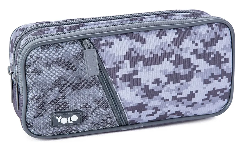 Penar Yolo Gri Camuflaj cu 2 Fermoare