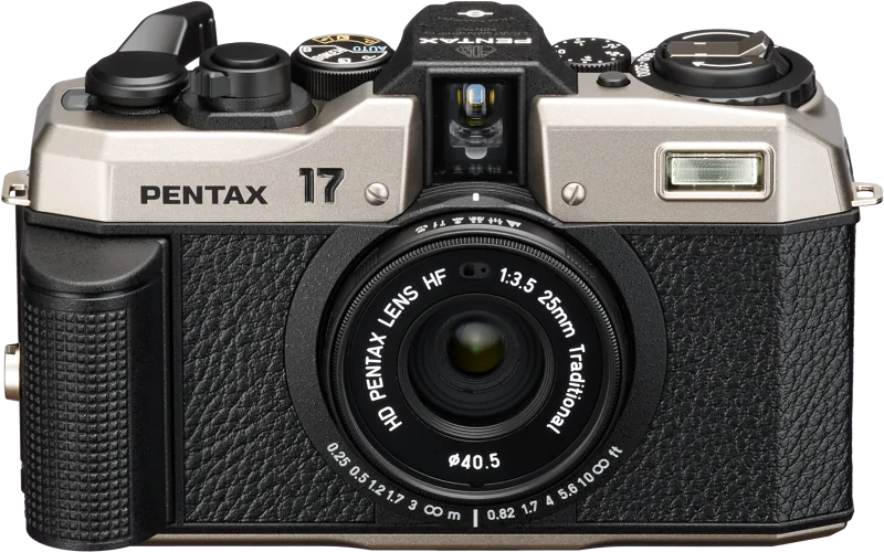 Pentax 17 Dark Silver Body Kit Aparat Foto Analog Film - imagine 2