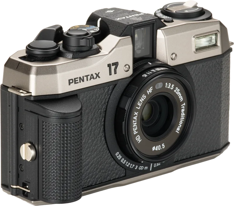 Pentax 17 Dark Silver Body Kit Aparat Foto Analog Film - imagine 4