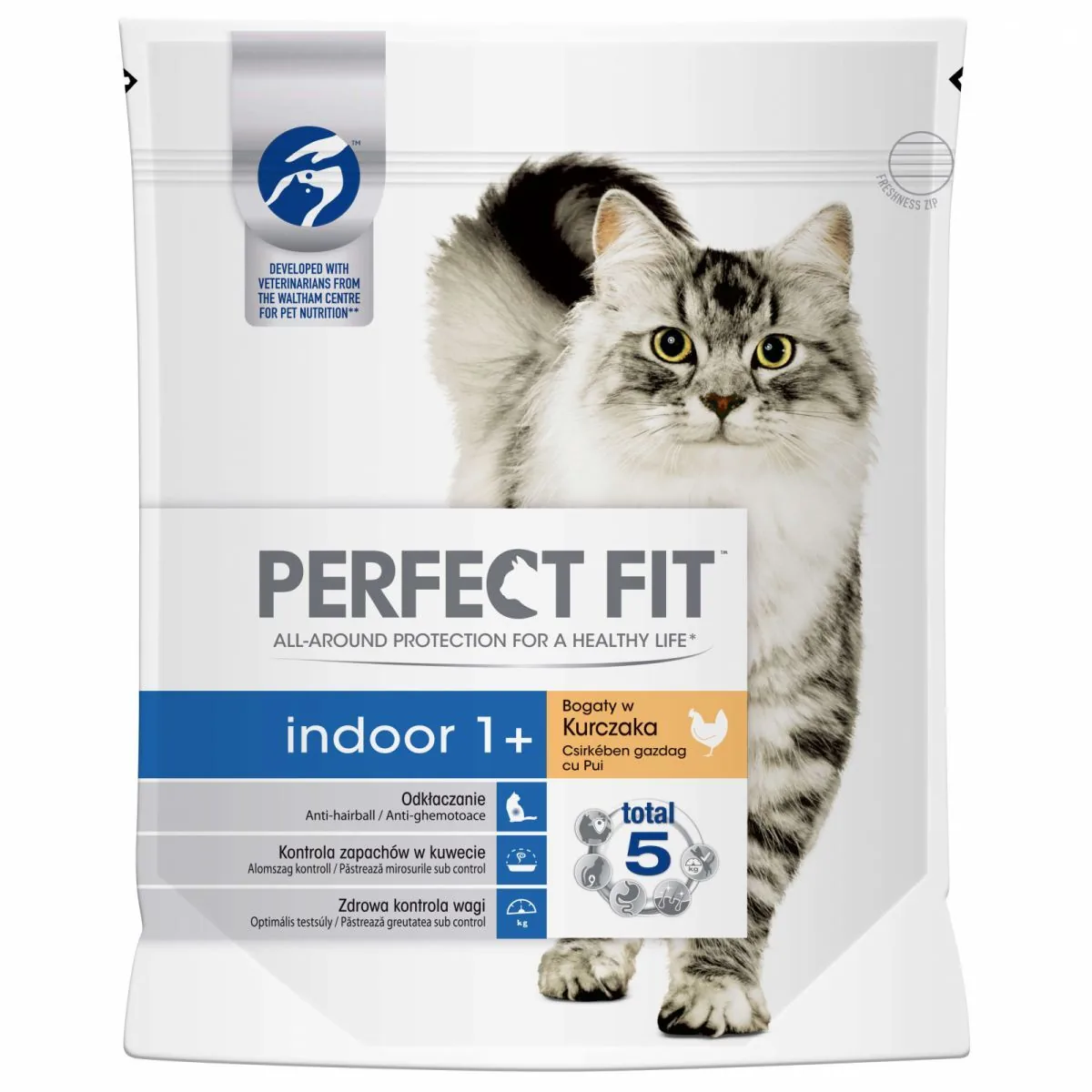 Hrana Uscata pentru Pisici Perfect Fit Indoor Pui 750g