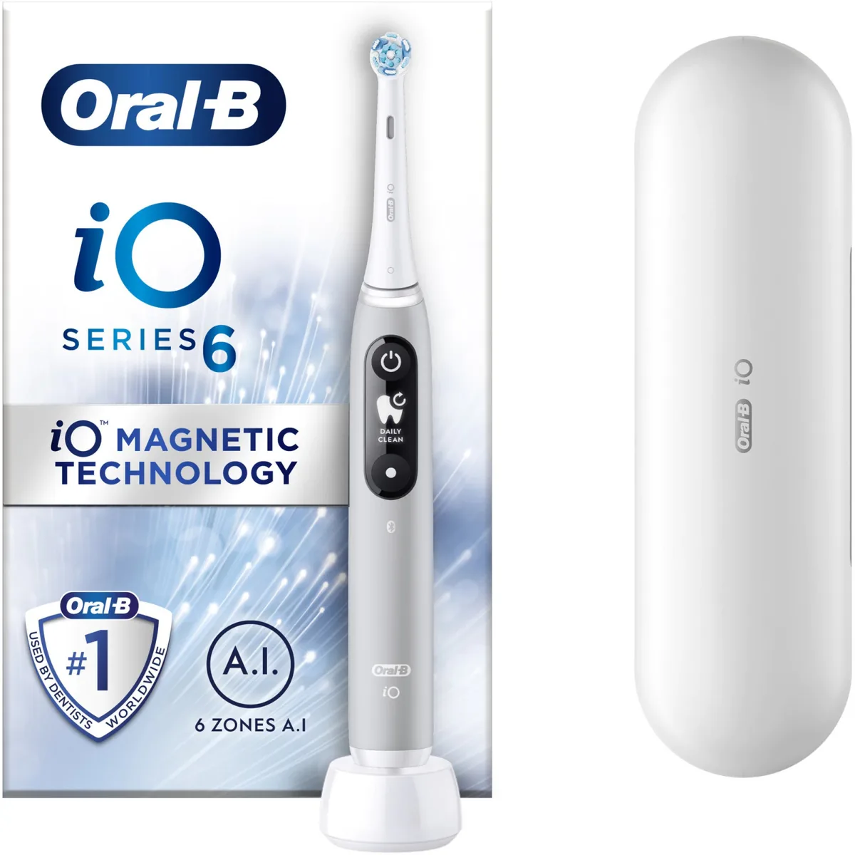 Oral-B iO6 Gri Trusa Calatorie