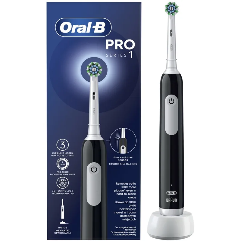 Oral-B Pro Series 1 Cross Action Negru - imagine 2