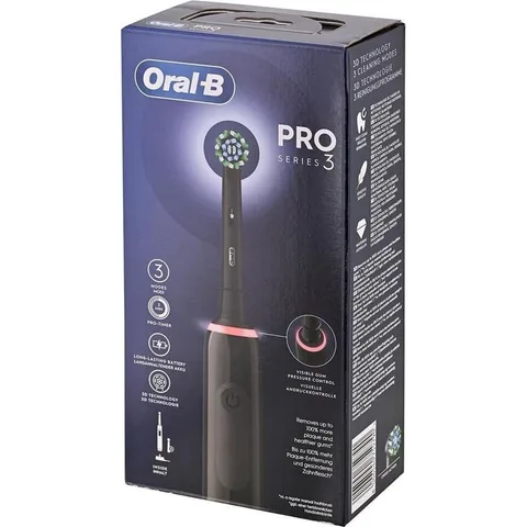 Oral-B PRO 3 3000 Cross Action Black Edition