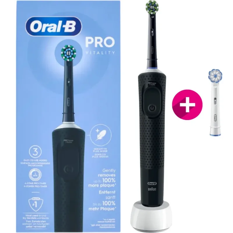 Oral-B Vitality Pro Set 2 Rezerve Negru