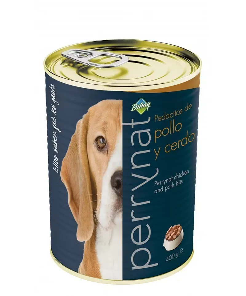 Conserva Hrana Caini Perrynat Chicken & Pork Adult 400g