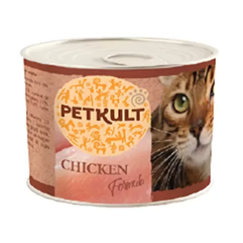 Hrana Umeda Pentru Pisici Petkult Pui 185g
