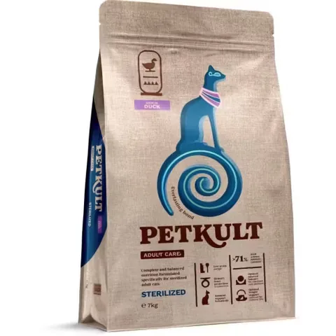 Hrana Uscata pentru Pisici Petkult Adult Care Sterilized Rata 7kg