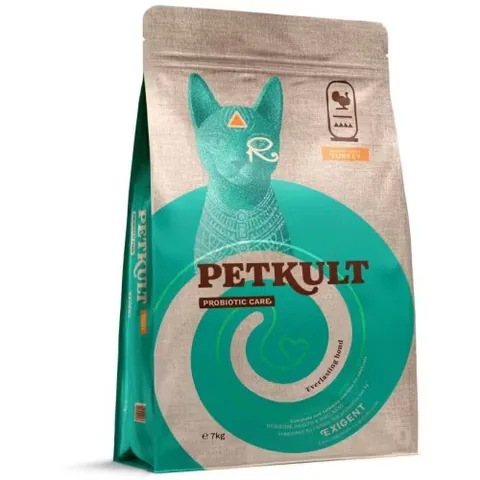Hrana Uscata pentru Pisici Petkult Probiotic Care Exigent Fresh Curcan 7kg